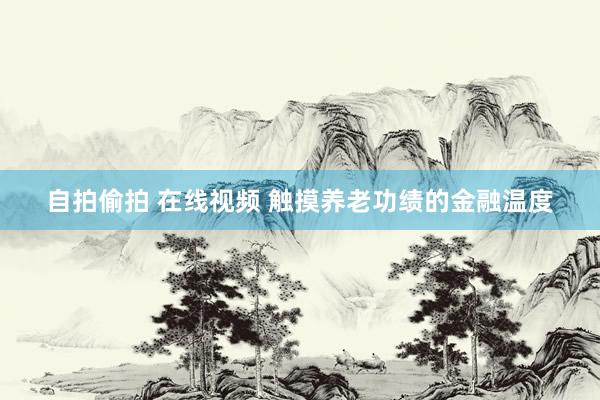 自拍偷拍 在线视频 触摸养老功绩的金融温度