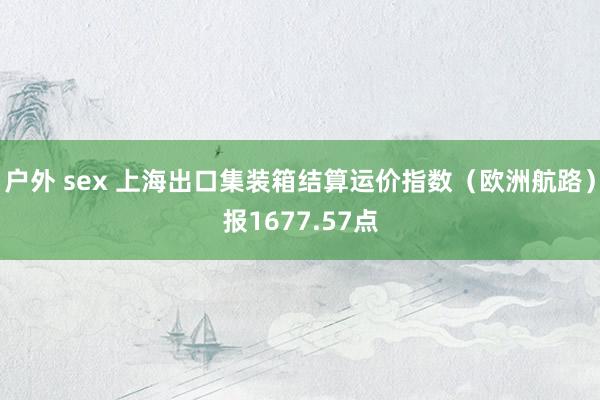 户外 sex 上海出口集装箱结算运价指数（欧洲航路）报1677.57点