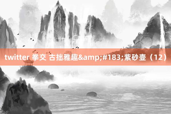 twitter 拳交 古拙雅趣&#183;紫砂壶（12）