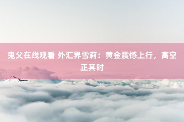 鬼父在线观看 外汇界雪莉：黄金震憾上行，高空正其时