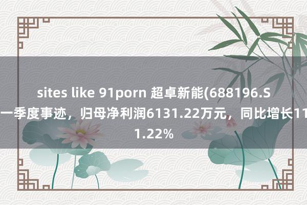 sites like 91porn 超卓新能(688196.SH)发布一季度事迹，归母净利润6131.22万元，同比增长111.22%