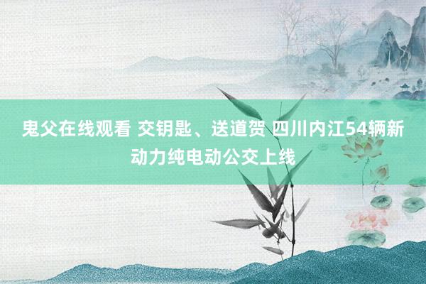 鬼父在线观看 交钥匙、送道贺 四川内江54辆新动力纯电动公交上线