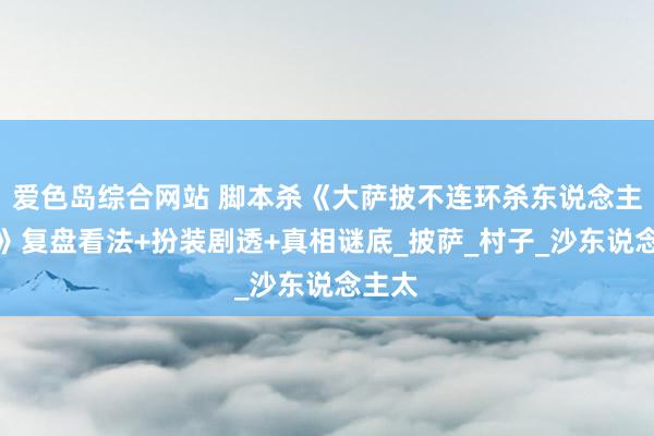爱色岛综合网站 脚本杀《大萨披不连环杀东说念主事件》复盘看法+扮装剧透+真相谜底_披萨_村子_沙东说念主太